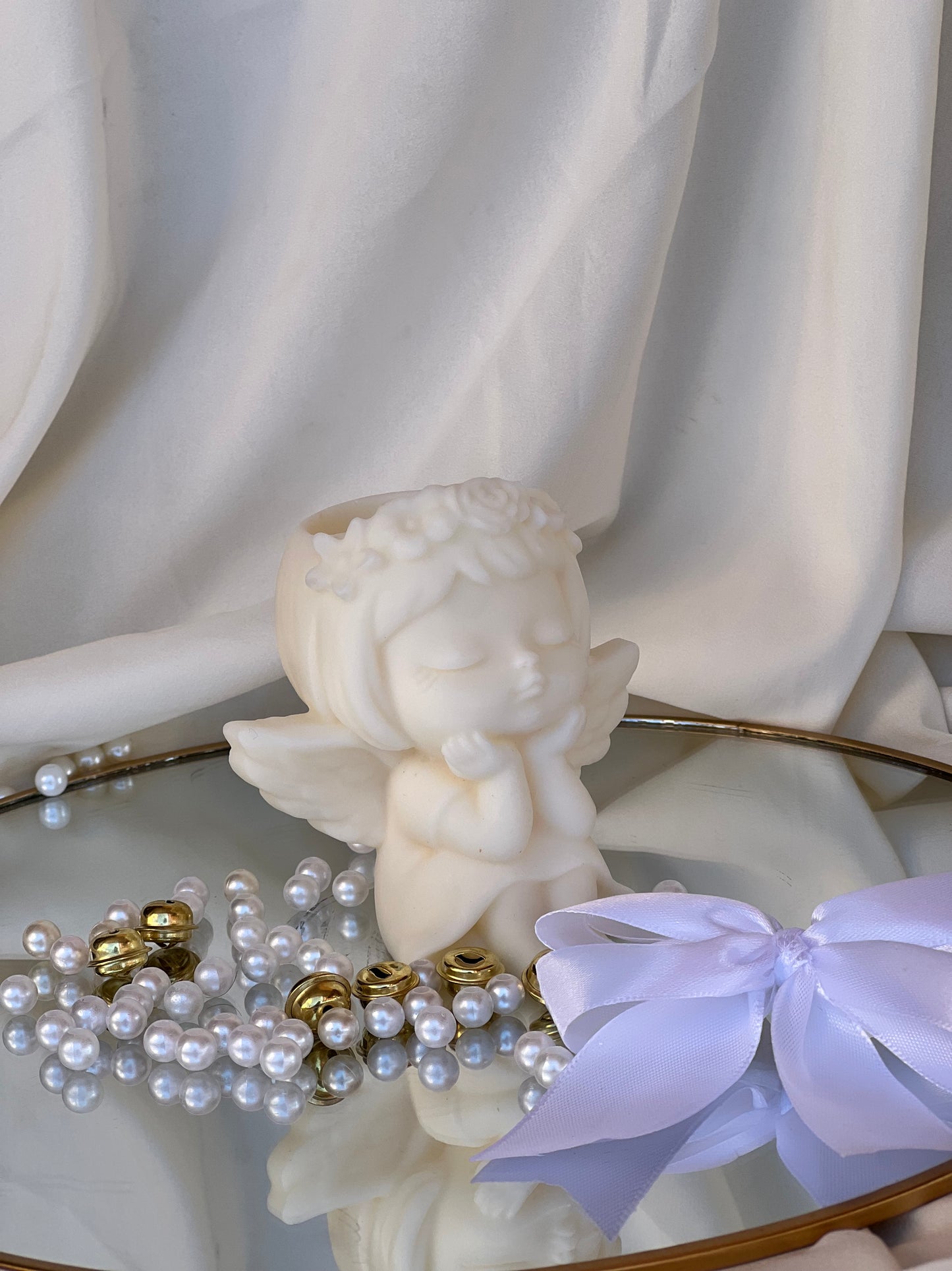 Angelo porta candela grande