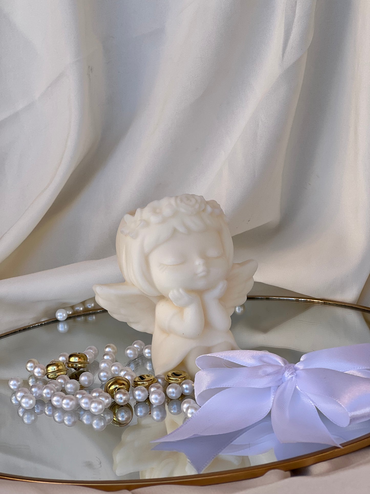 Angelo porta candela grande