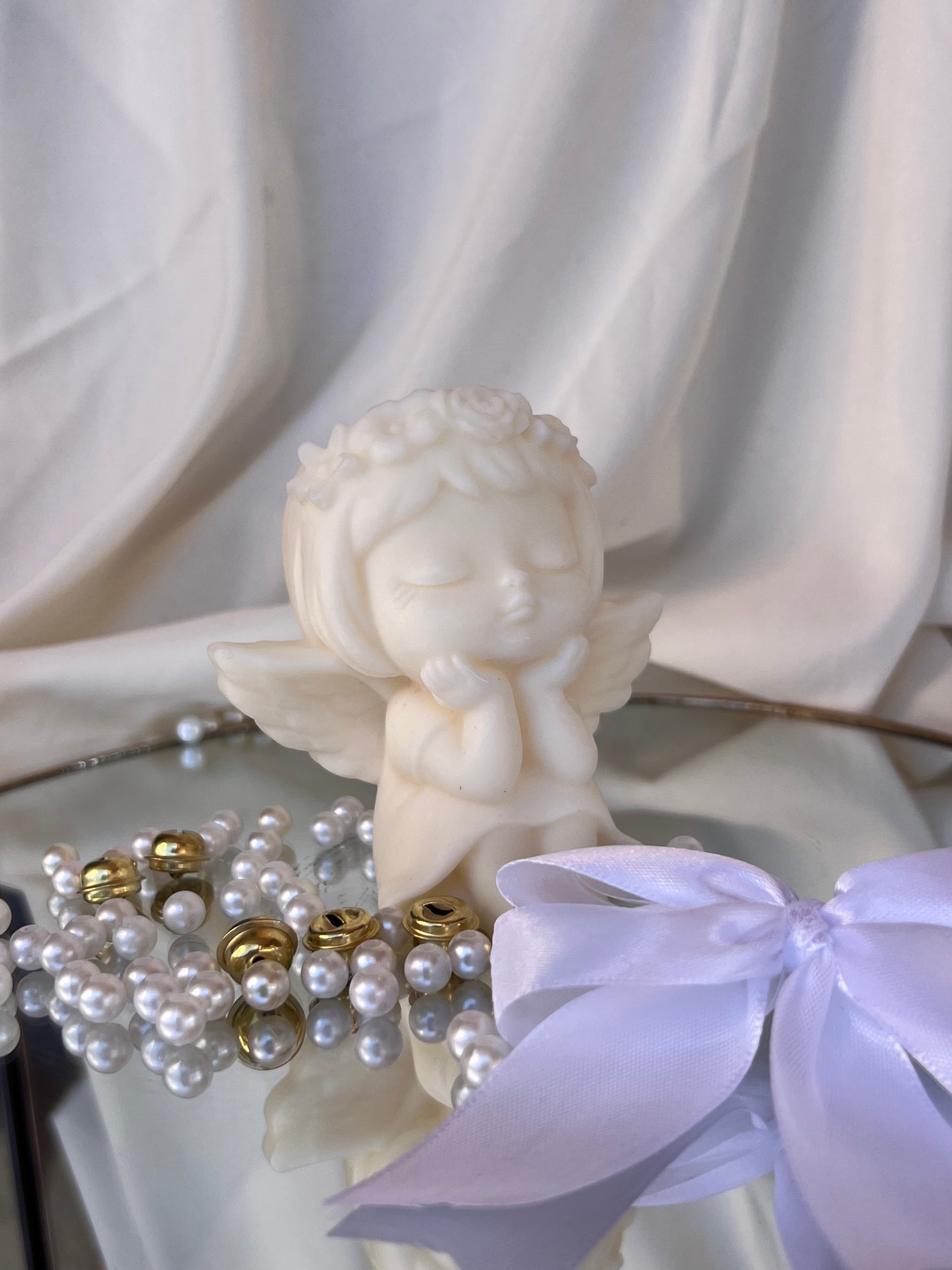 Angelo porta candela grande