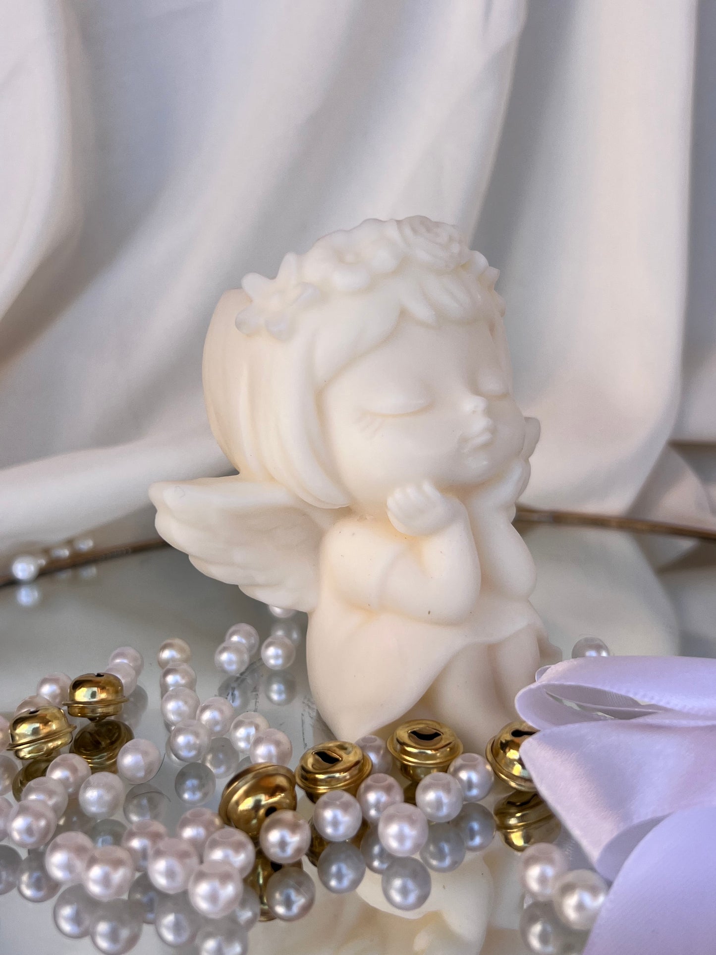 Angelo porta candela grande